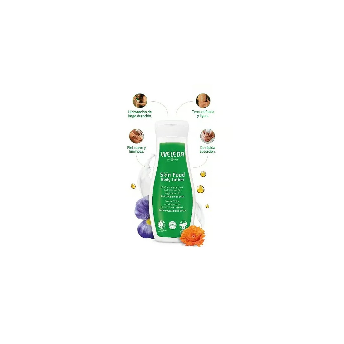 Weleda Skin Food Loción Corporal 200 Ml beneficios