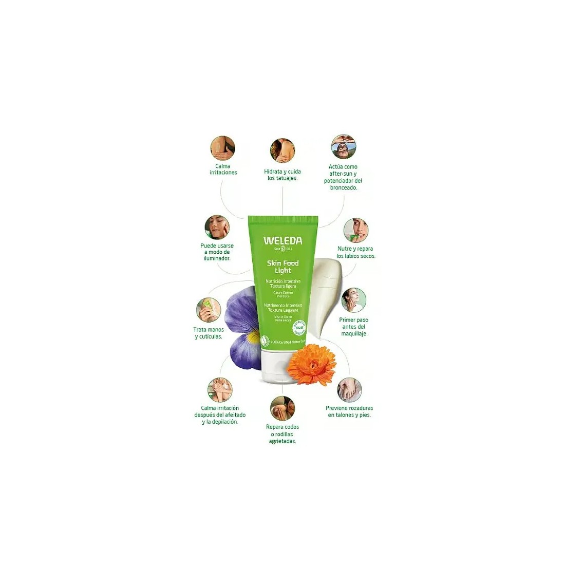 Weleda Skin Food Light Crema Plantas Medicinales 75 Ml beneficios
