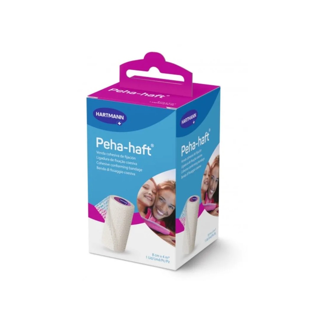 Peha-Haft Venda Elástica Blanca 8cm x 4m | Masparafarmacia