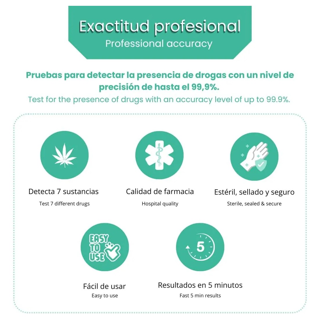 Testcontrol Multitest Test Drogas  beneficios