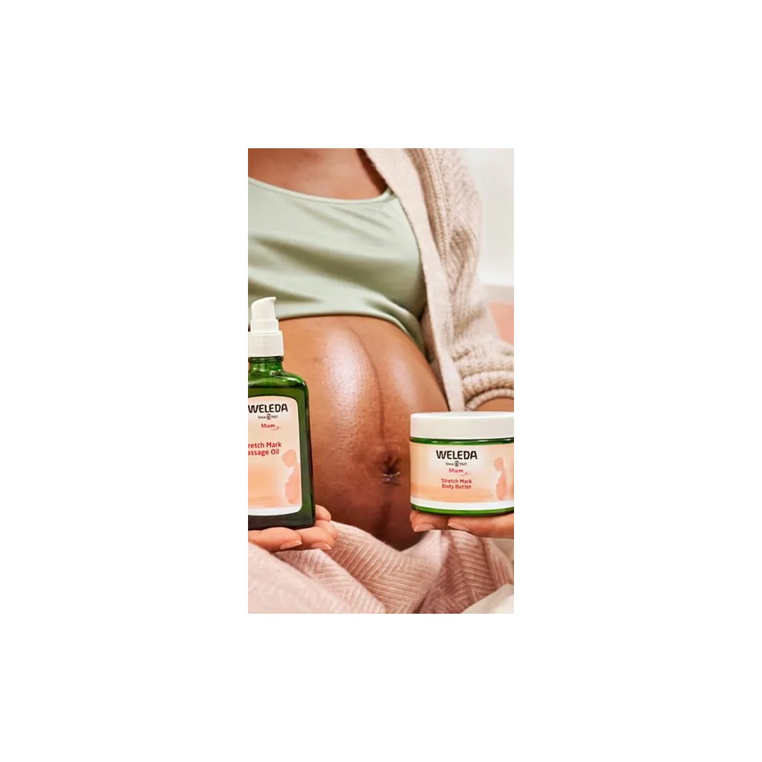 Weleda Mum Bálsamo de Masaje para Estrías 150 Ml gama