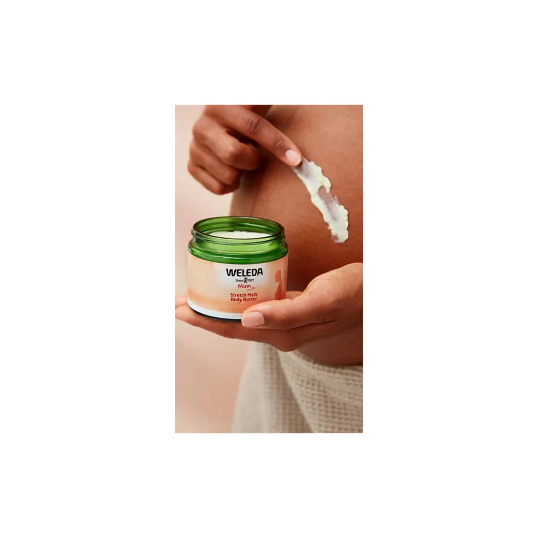 Weleda Mum Bálsamo de Masaje para Estrías 150 Ml textura