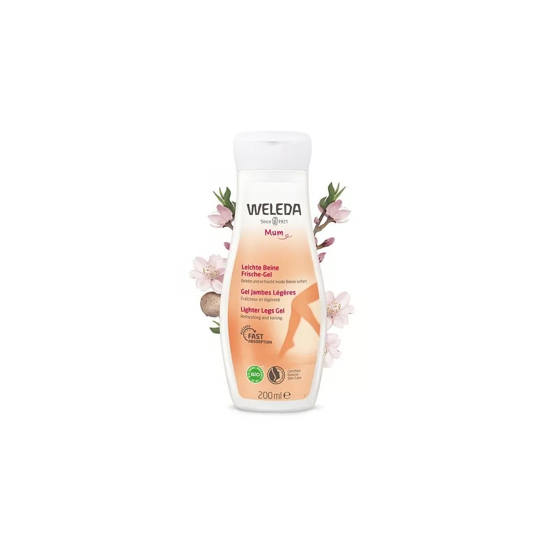 Weleda Mum Gel Resfrescante Piernas Ligeras 200 Ml