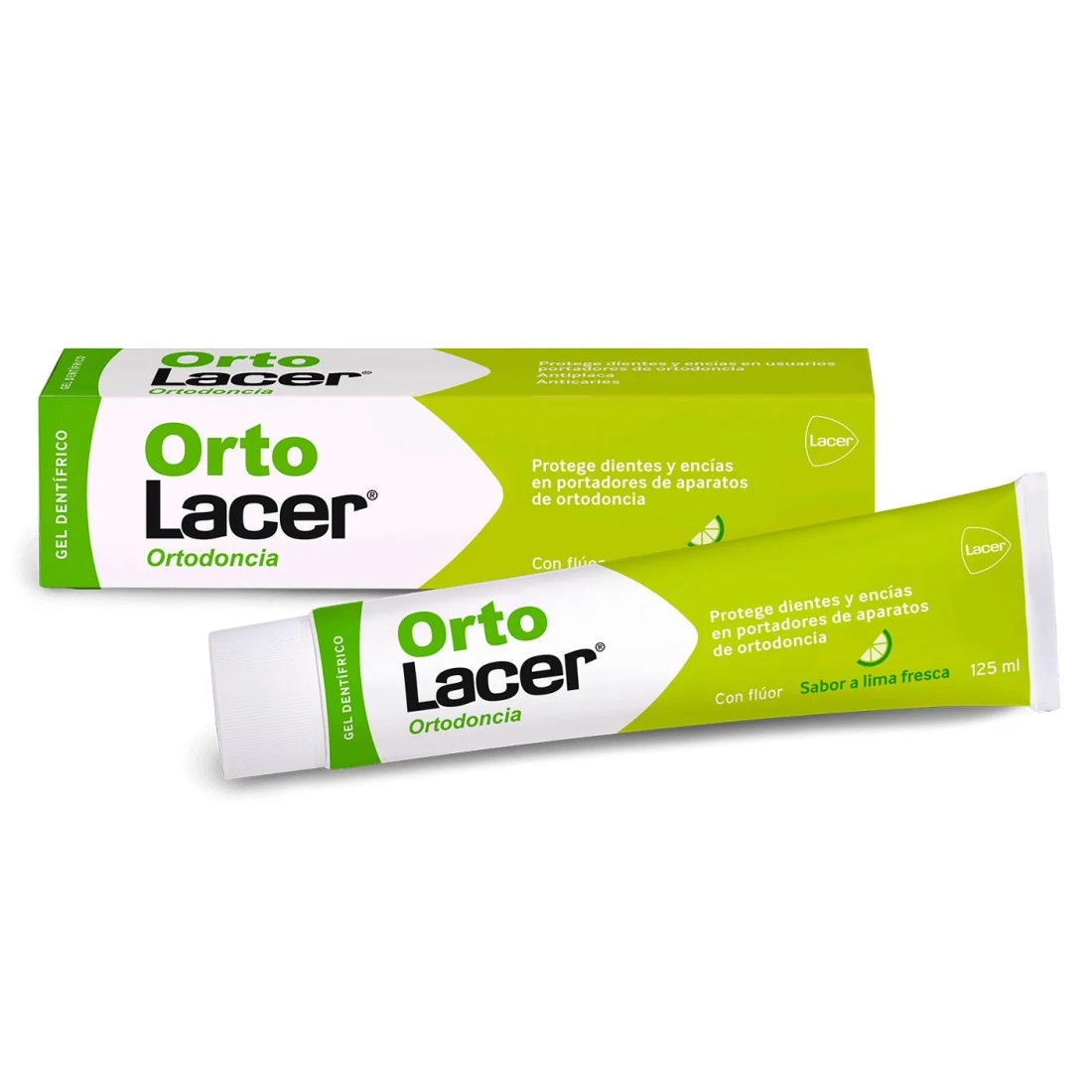 Lacer Ortolacer Gel Dentrifico Lima Fresca 125 Ml