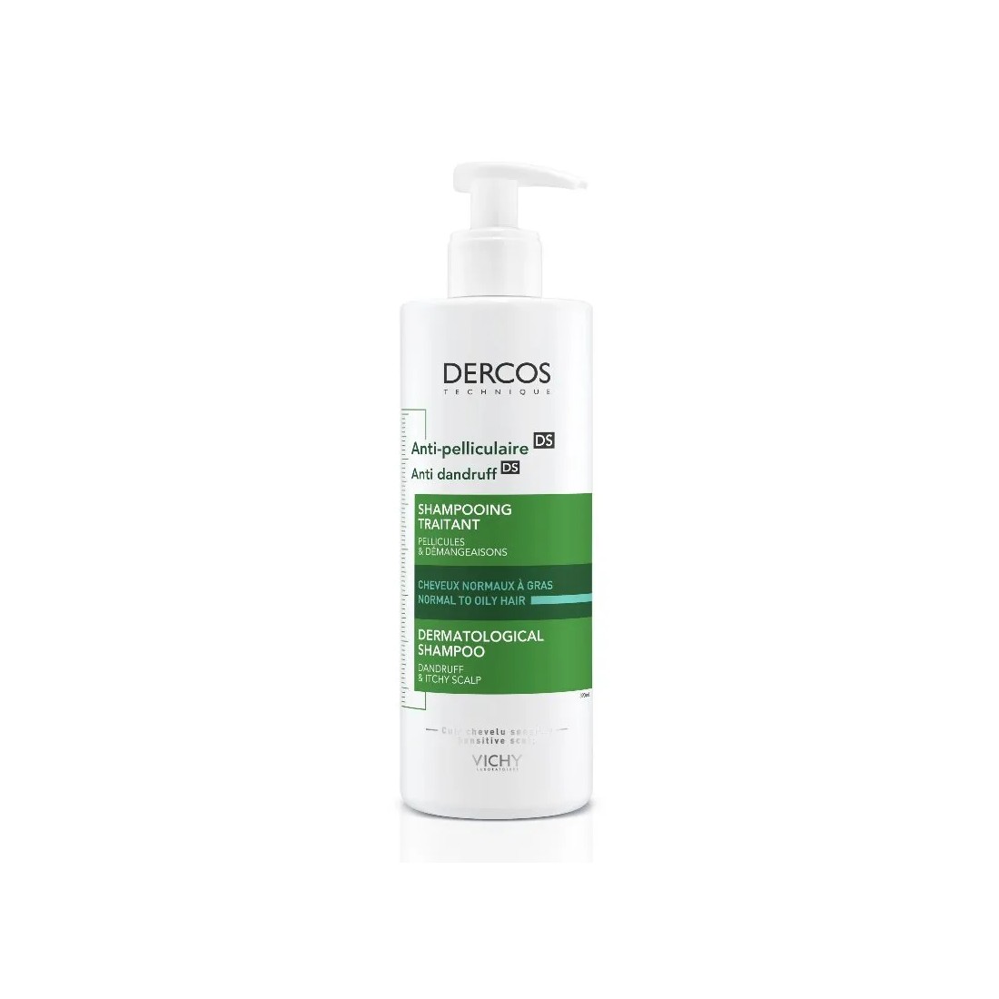 Vichy Dercos Champú Anticaspa Pelo Normal Graso 390 ml