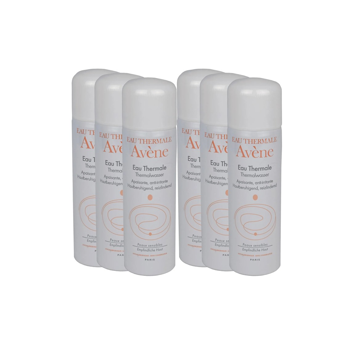 Avene Agua Termal PACK de 6x50 ml