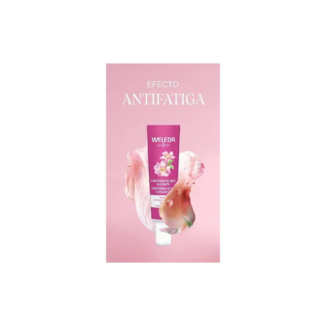 Weleda Contorno Ojos Alisante Rosa Mosqueta 12 Ml propiedades