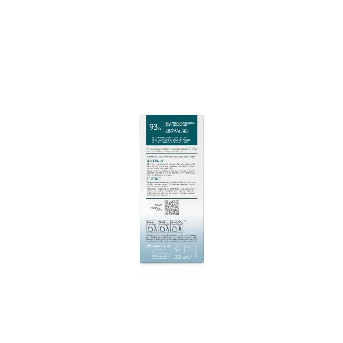 caja Endocare Age Barrier Niacinal Serum Gel 30 ml