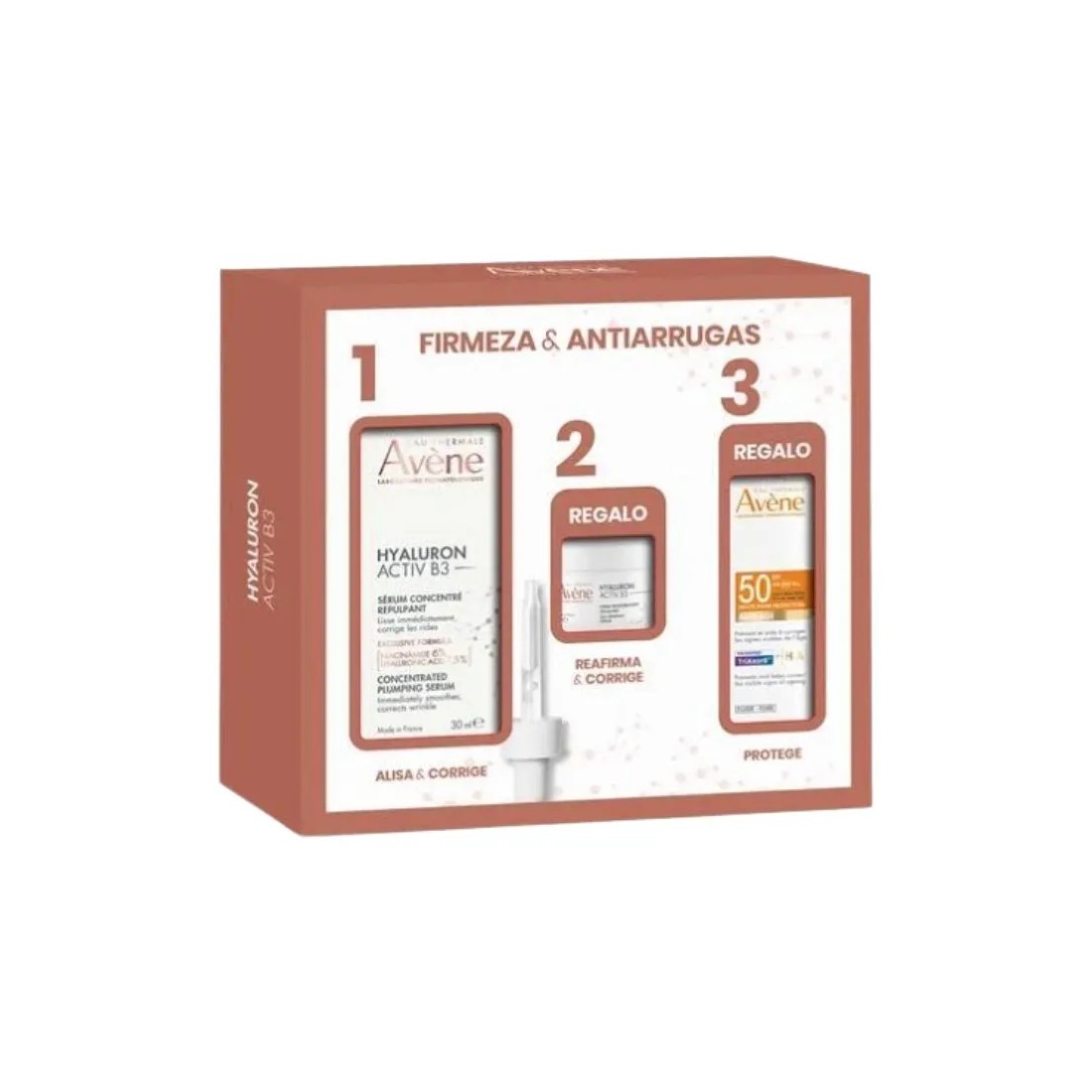 Compra Avene PACK REGALO Hyaluron Activ B3 Sérum Concentrado 30ml + Crema + Protección Regalo | Masparafa