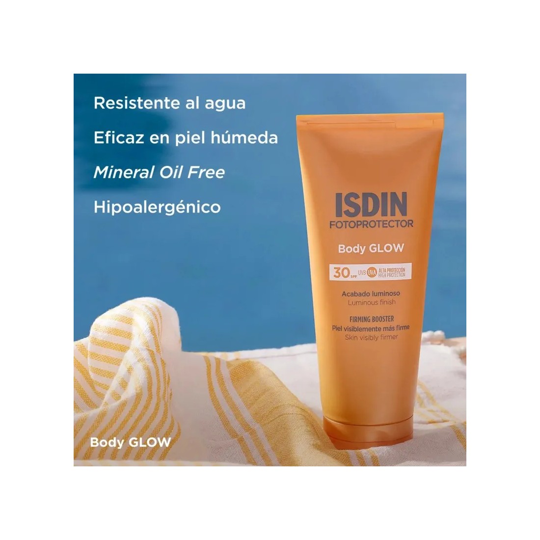 Isdin Fotoprotector Body Glow SPF30 200 Ml beneficios