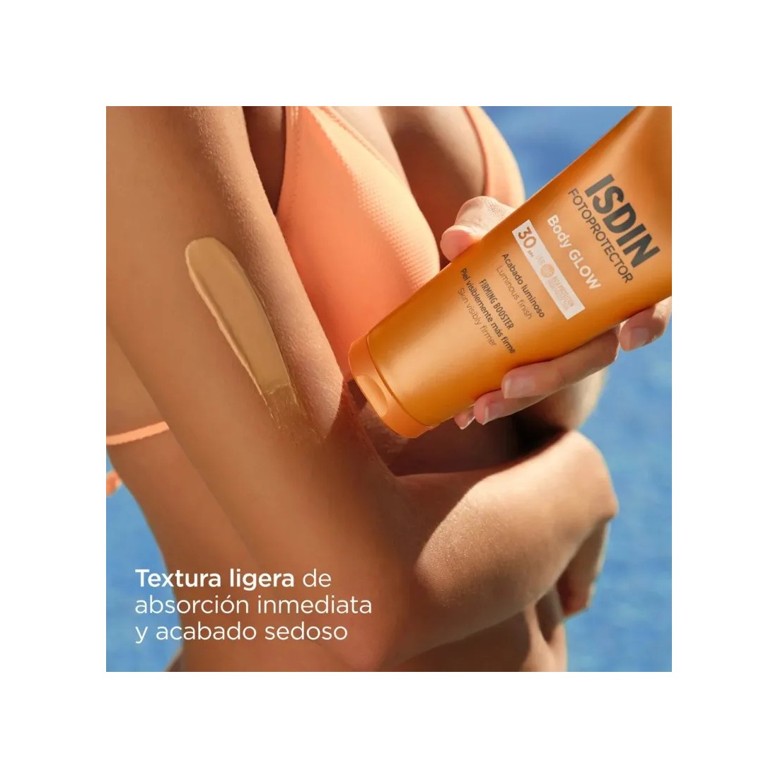 Isdin Fotoprotector Body Glow SPF30 200 Ml textura