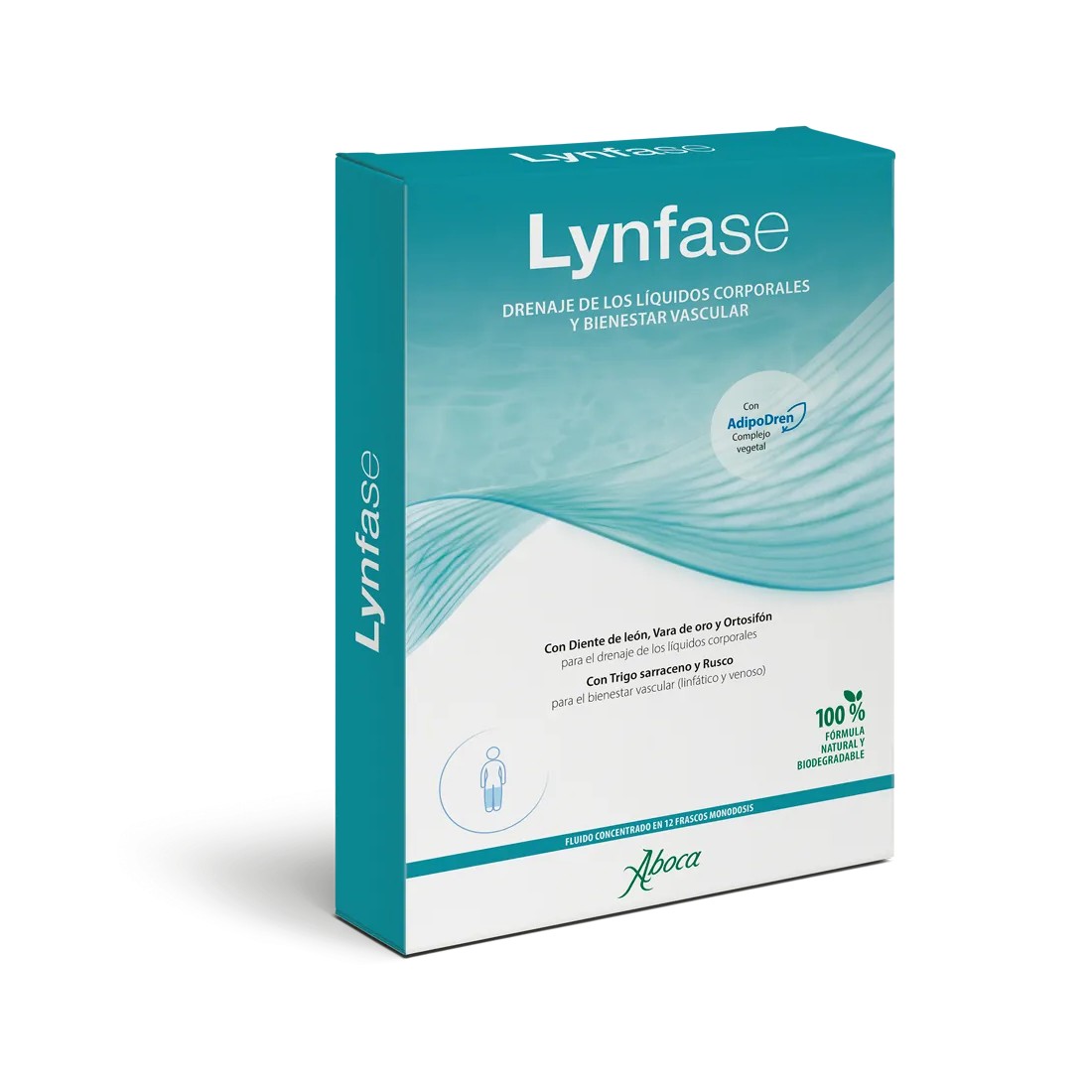 Aboca Lynfase Fluido Monodosis 12 Frascos nuevo formato