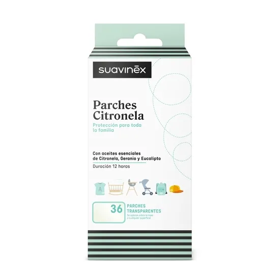Suavinex Parches Citronella Antimosquitos 36 uds
