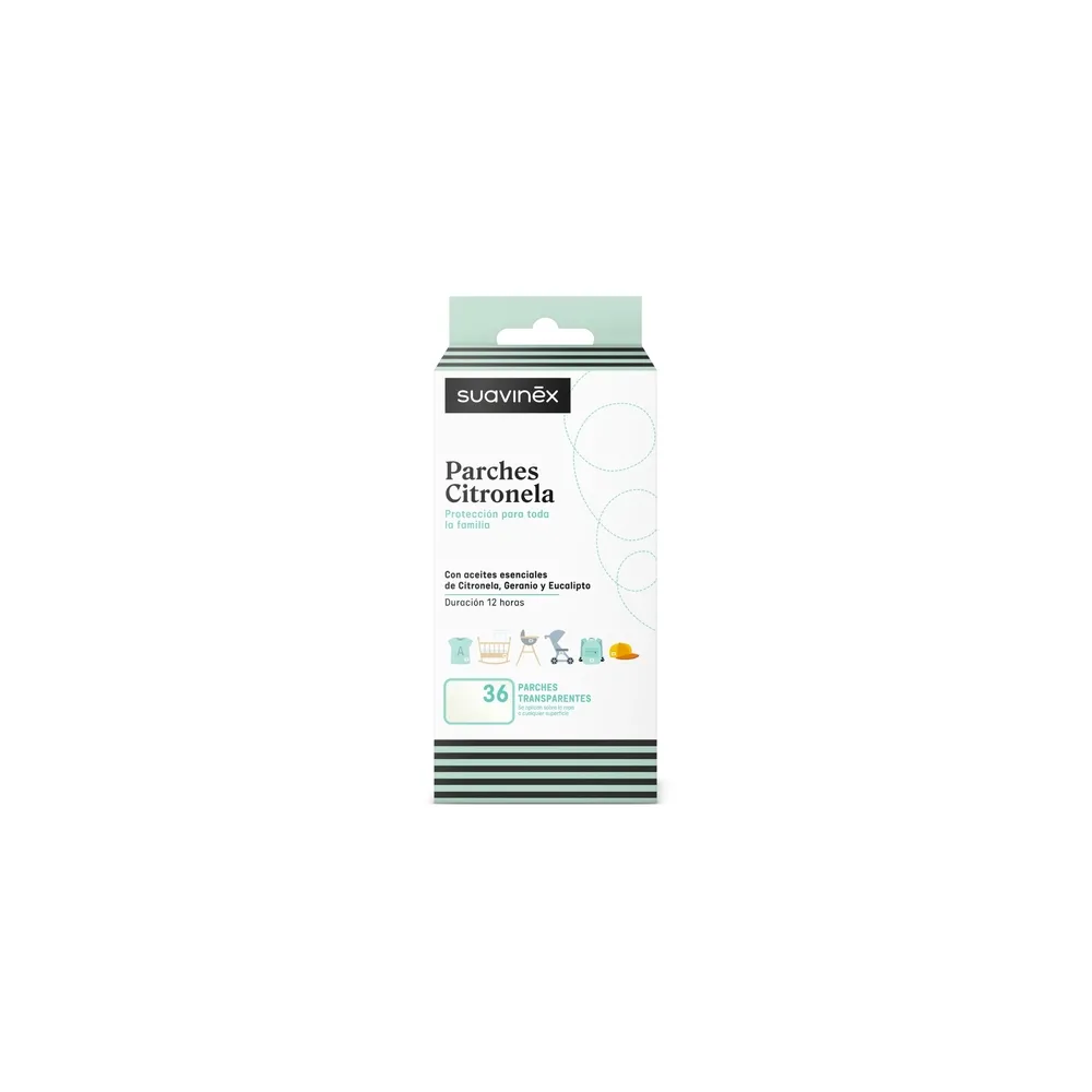 Suavinex Parches Citronella Antimosquitos 36 uds Suavinex Parches Citronella Antimosquitos 36 uds
