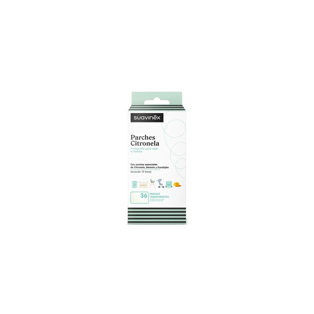 Suavinex Parches Citronella Antimosquitos 36 uds