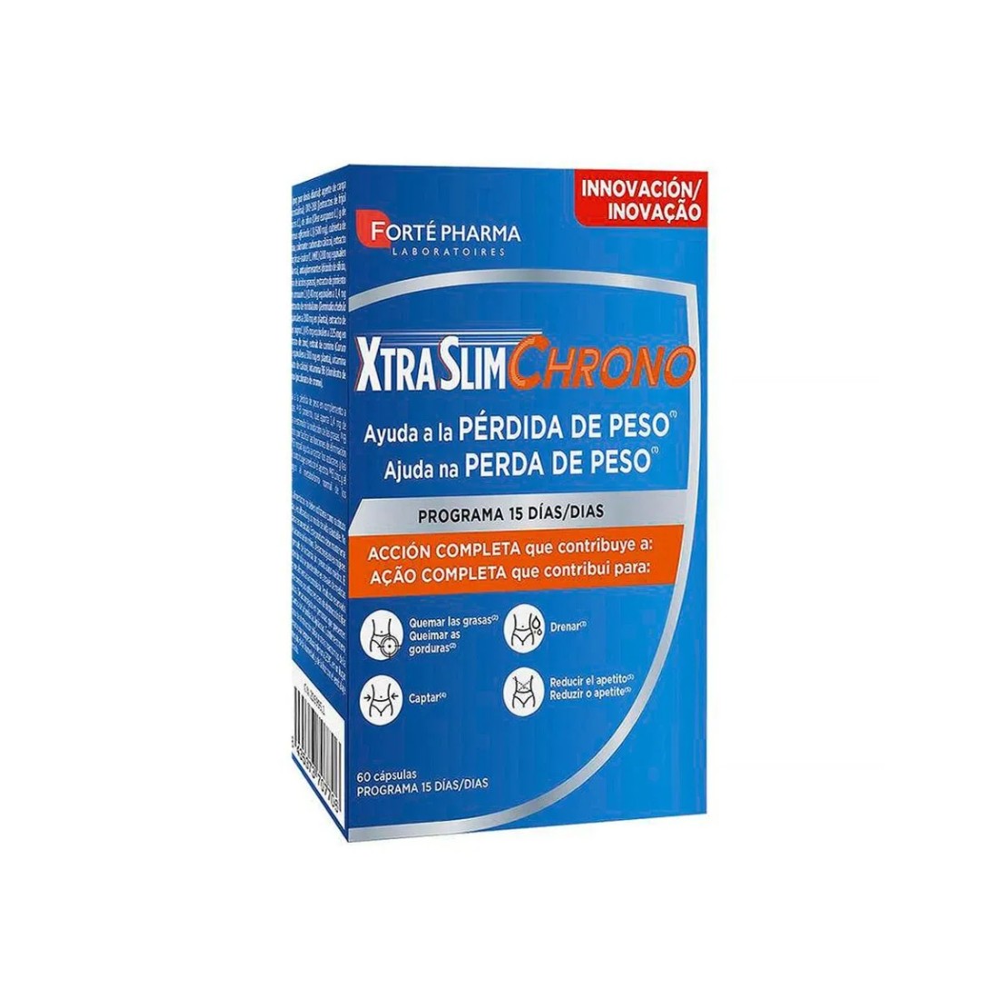 Comprar Forte Pharma XtraSlim Chrono 60 Cápsulas | MasParafarmacia