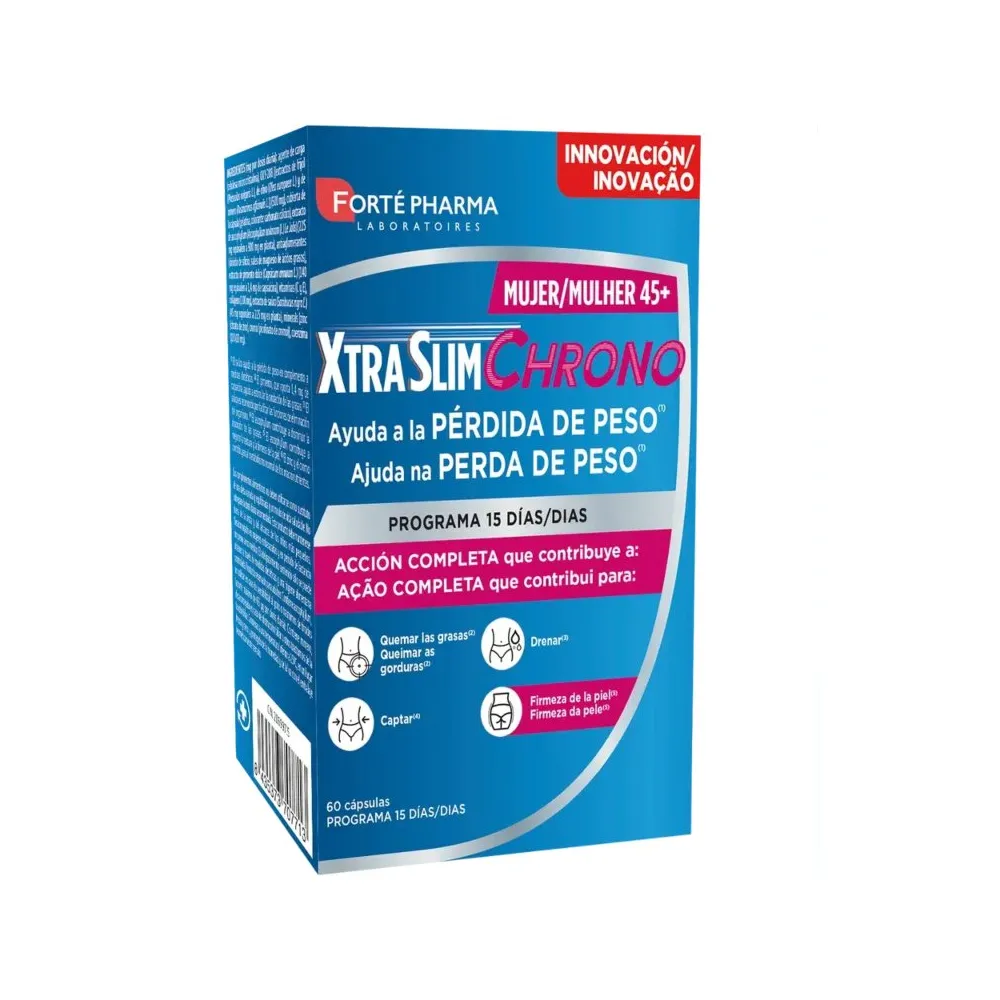 Forte Pharma XtraSlim Chrono Mujer 45+ 60 Cápsulas Forte Pharma XtraSlim Chrono Mujer 45+ 60 Cápsulas
