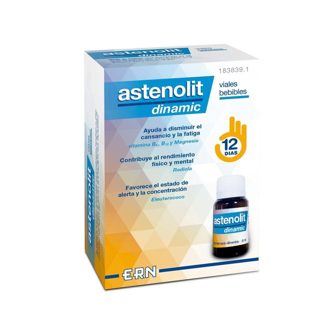 Compra Astenolit Dinamic 12 Viales al mejor precio | Más Parafarmacia