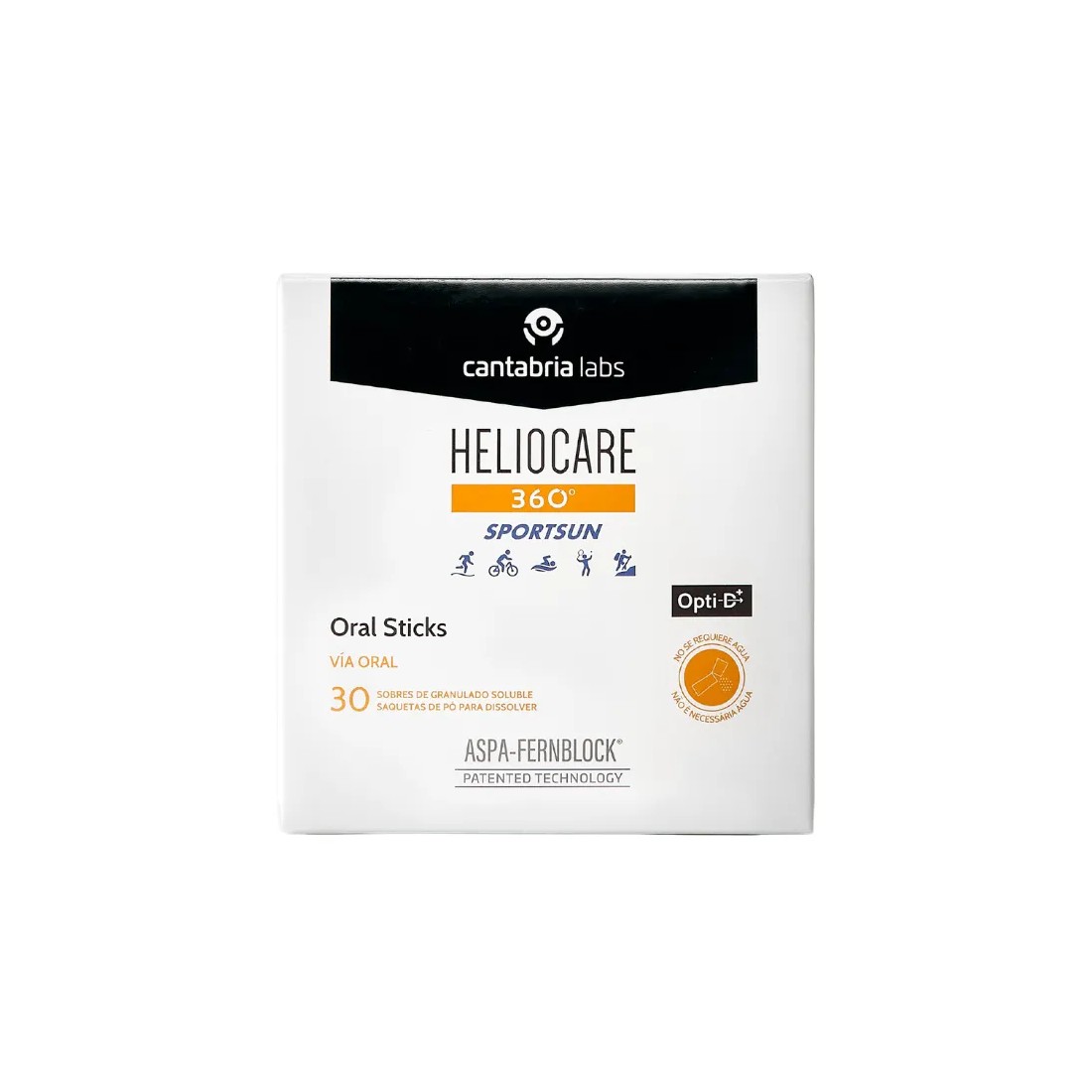 Heliocare 360° Sportsun Oral Sticks 30 Sobres