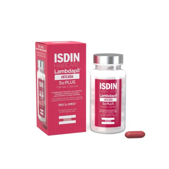 Isdin Haircare Anticaída Lambdapil 5 Alfa Plus 60 Capsulas