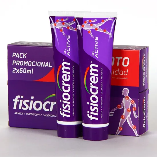Fisiocrem Gel Active DUPLO 2x60 ml pack
