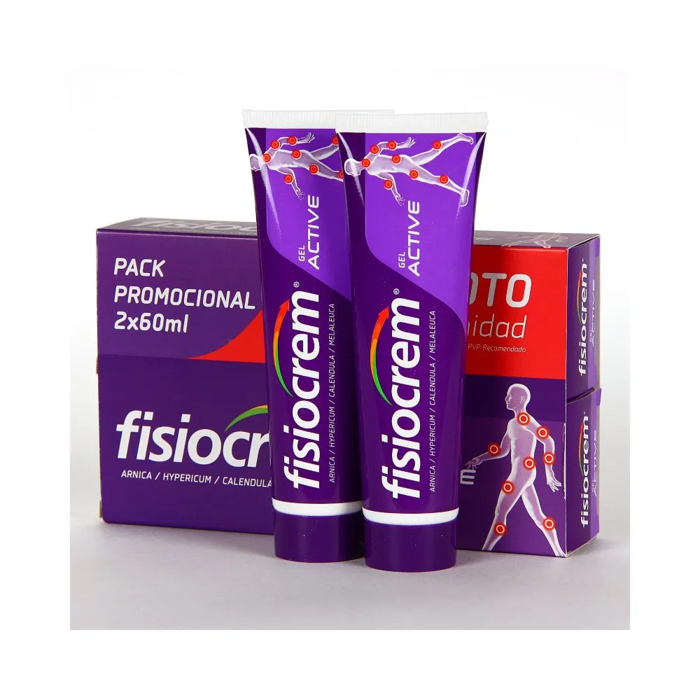 Fisiocrem Gel Active DUPLO 2x60 ml pack Fisiocrem Gel Active DUPLO 2x60 ml pack