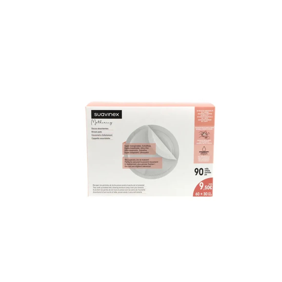 Suavinex Discos Absorbentes 60+30 uds gratis