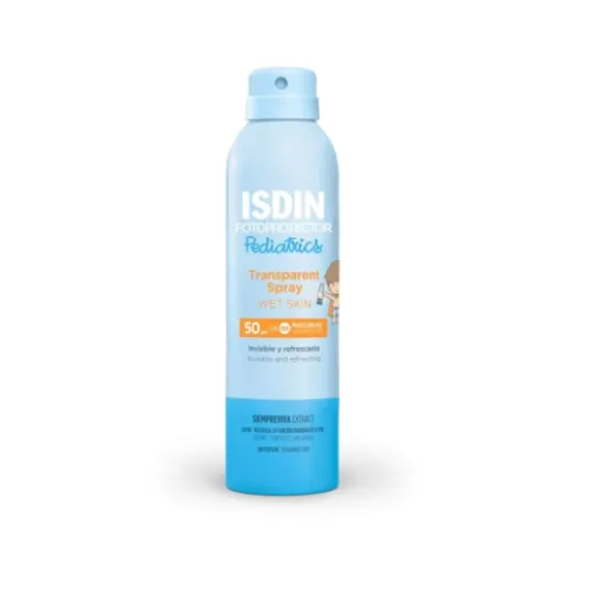Isdin Fotoprotector Pediatrico Spray Transparent Wet Skin SPF50+
