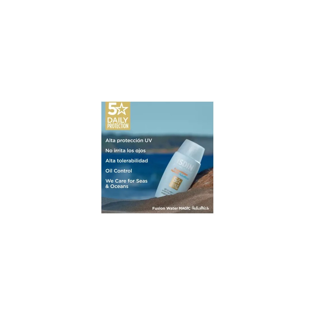 Isdin Pediatrics Fotoprotector Fusion Water SPF50+ 50 Ml alta proteccion