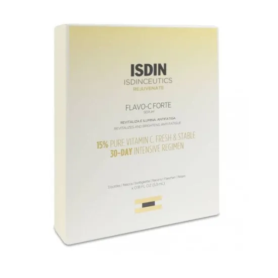 Isdin Isdinceutics Flavo-C Forte Serum 3 Frascos caja