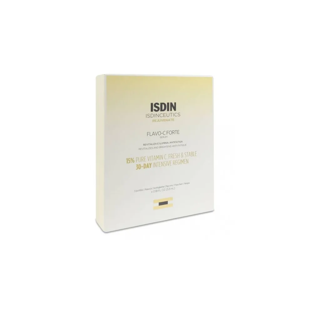 Isdin Isdinceutics Flavo-C Forte Serum 3 Frascos caja
