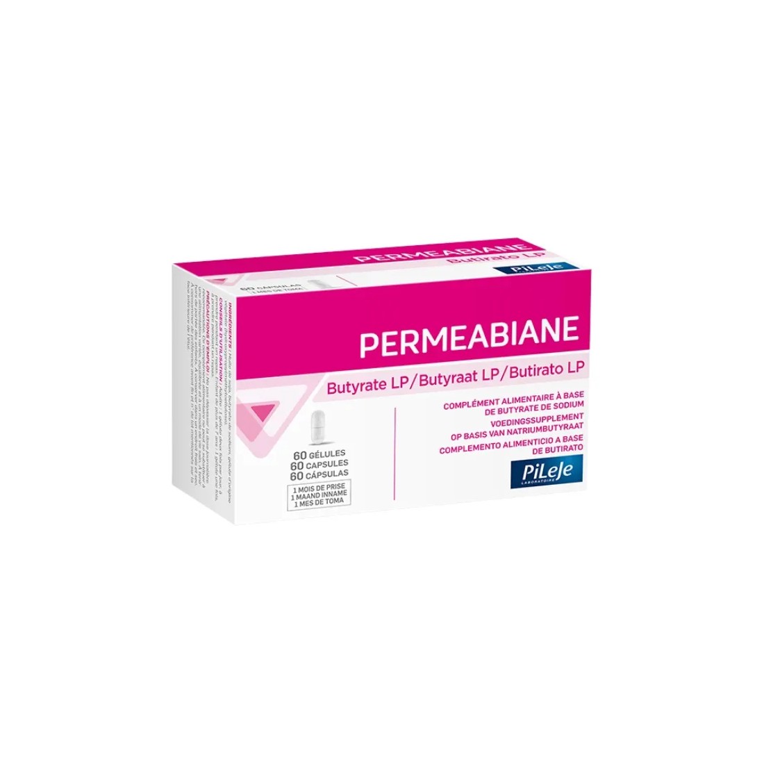 PILEJE PERMEABIANE BUTIRATO LP 60 CAP