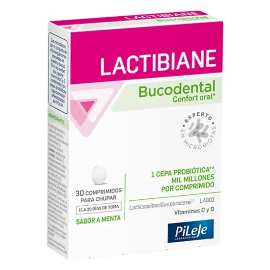 Pileje Lactibiane Bucodental 30 Comprimidos