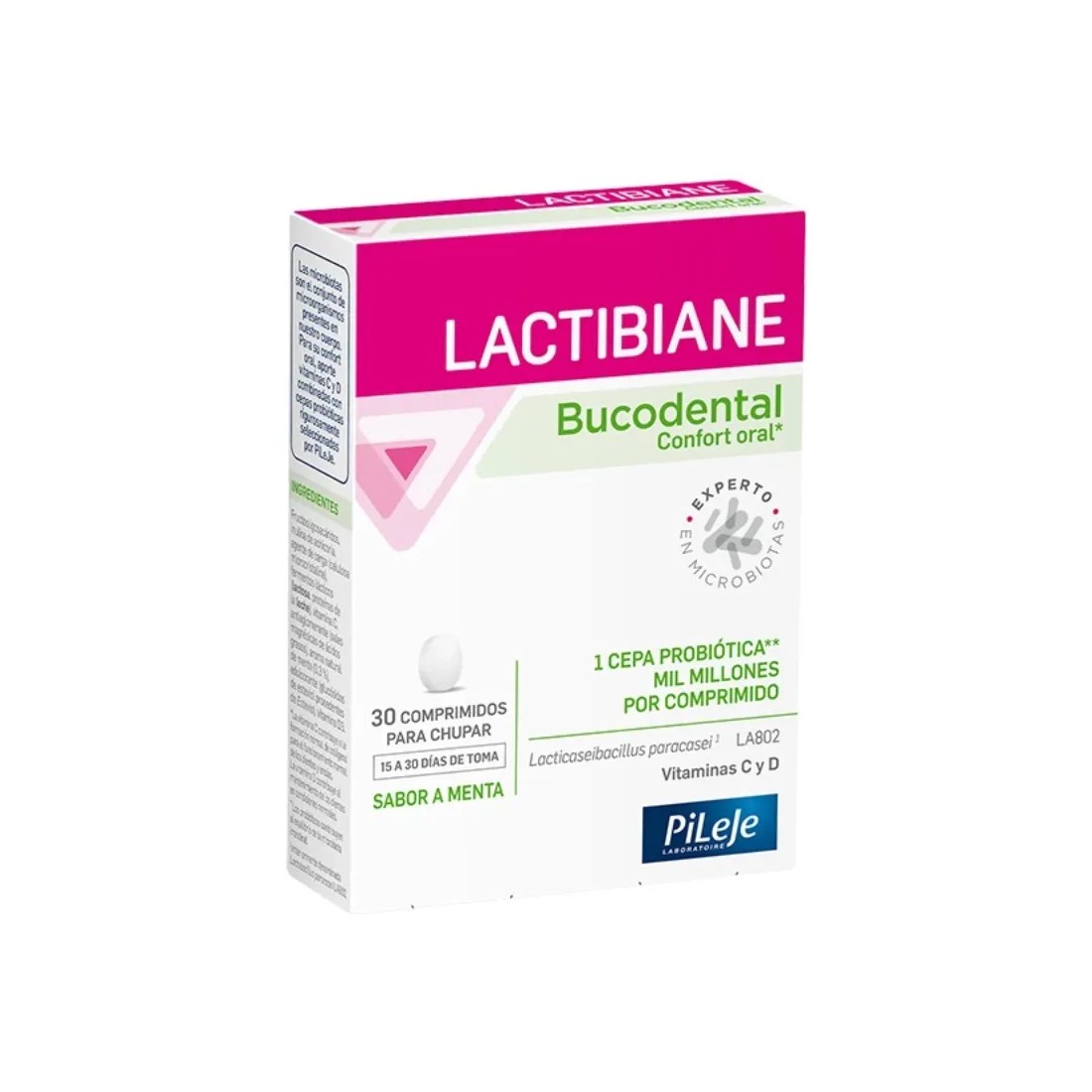 Pileje Lactibiane Bucodental 30 Comprimidos