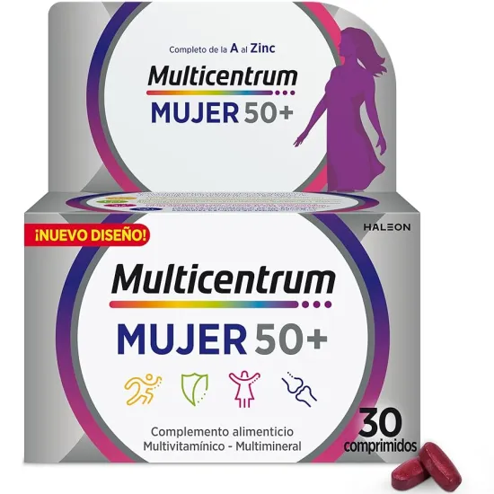 MasParafarmacia: Comprar Multicentrum Mujer 50+ 30 Comprimidos