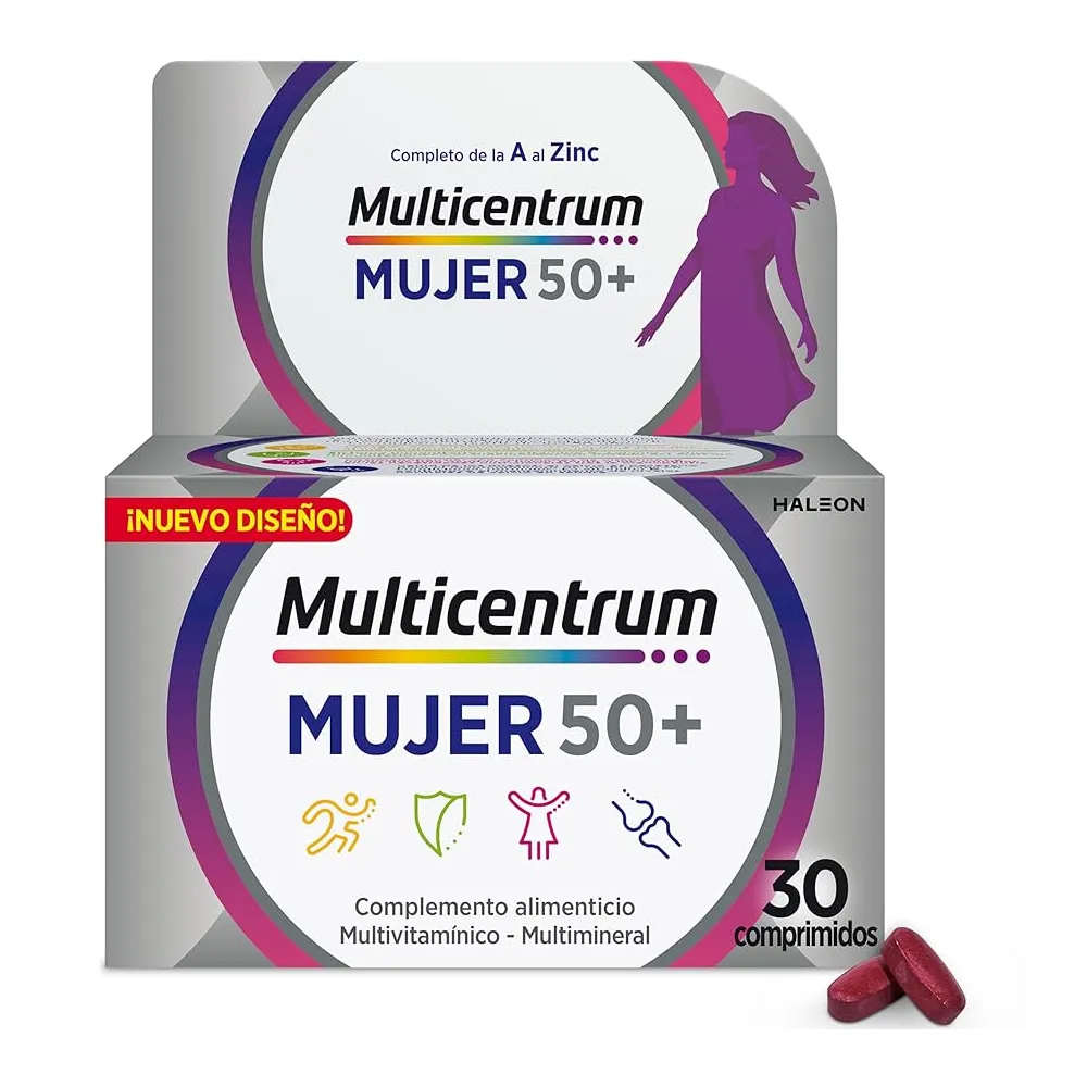 MasParafarmacia: Comprar Multicentrum Mujer 50+ 30 Comprimidos