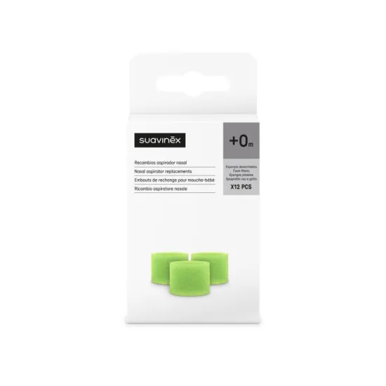 Suavinex Recambios Aspirador Nasal +0 Meses Bebés 12 Unidades