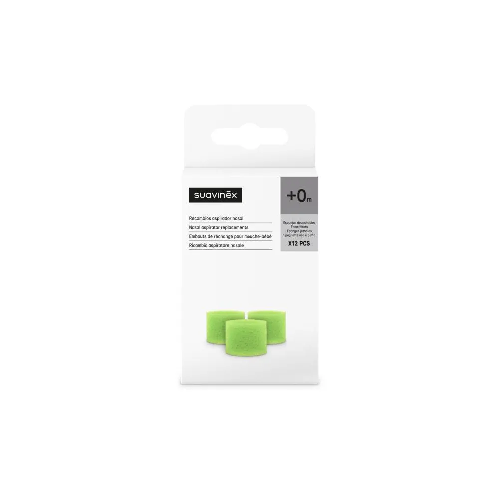 Suavinex Recambios Aspirador Nasal +0 Meses Bebés 12 Unidades