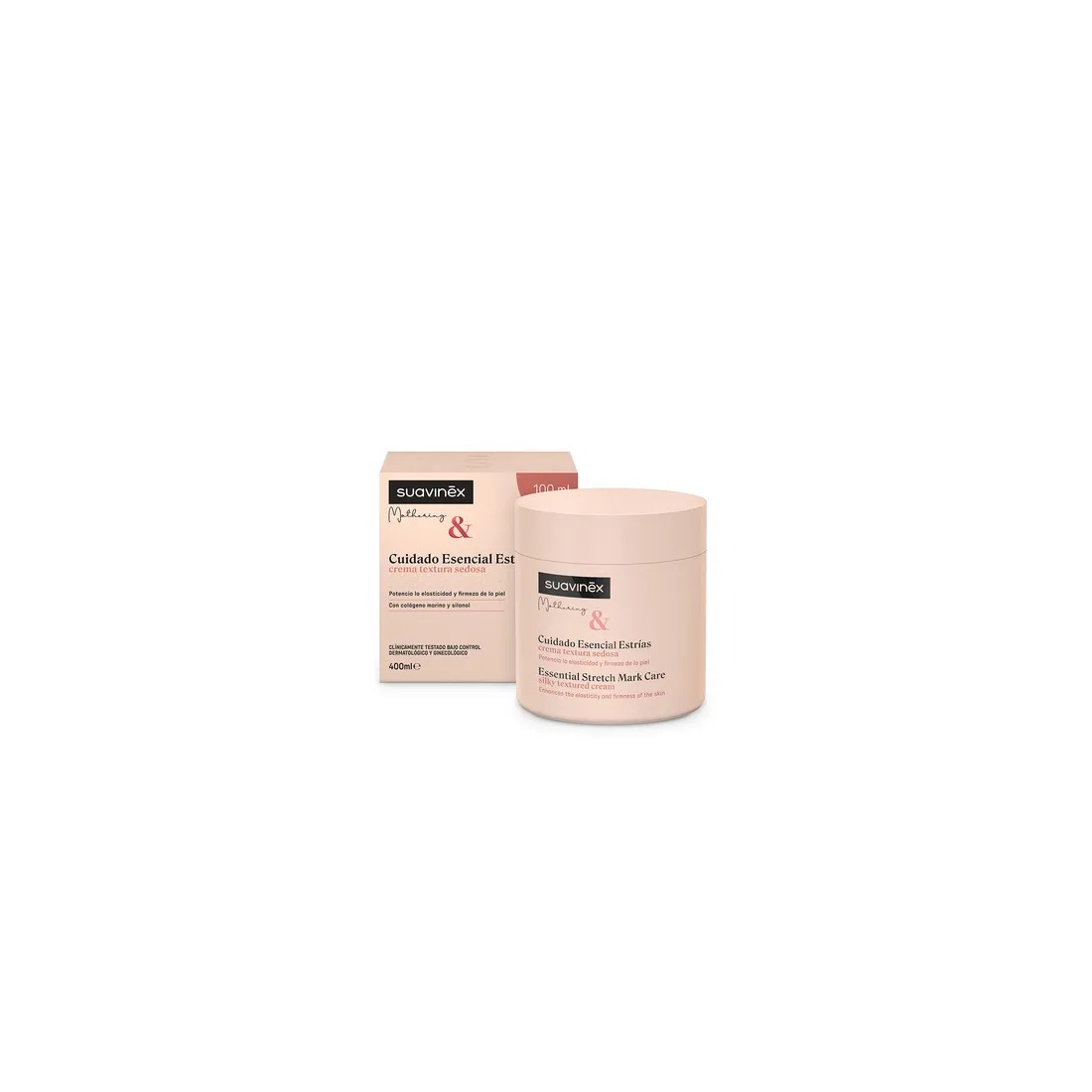 Suavinex Mothering Cuidado Esencial Estrías Crema Sedosa 400 Ml