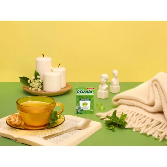Ricola Menta Montaña Hierbas Suizas Caramelos Sin Azúcares 50 gr bodegon