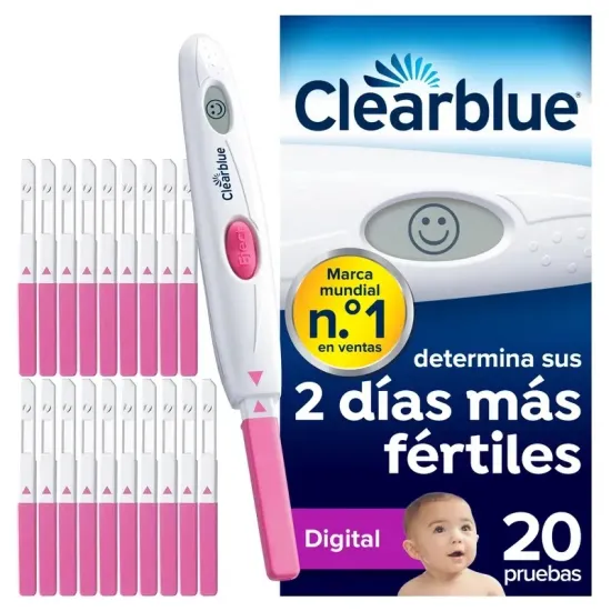 Clearblue Test Ovulación Digital 20 Pruebas nuevo