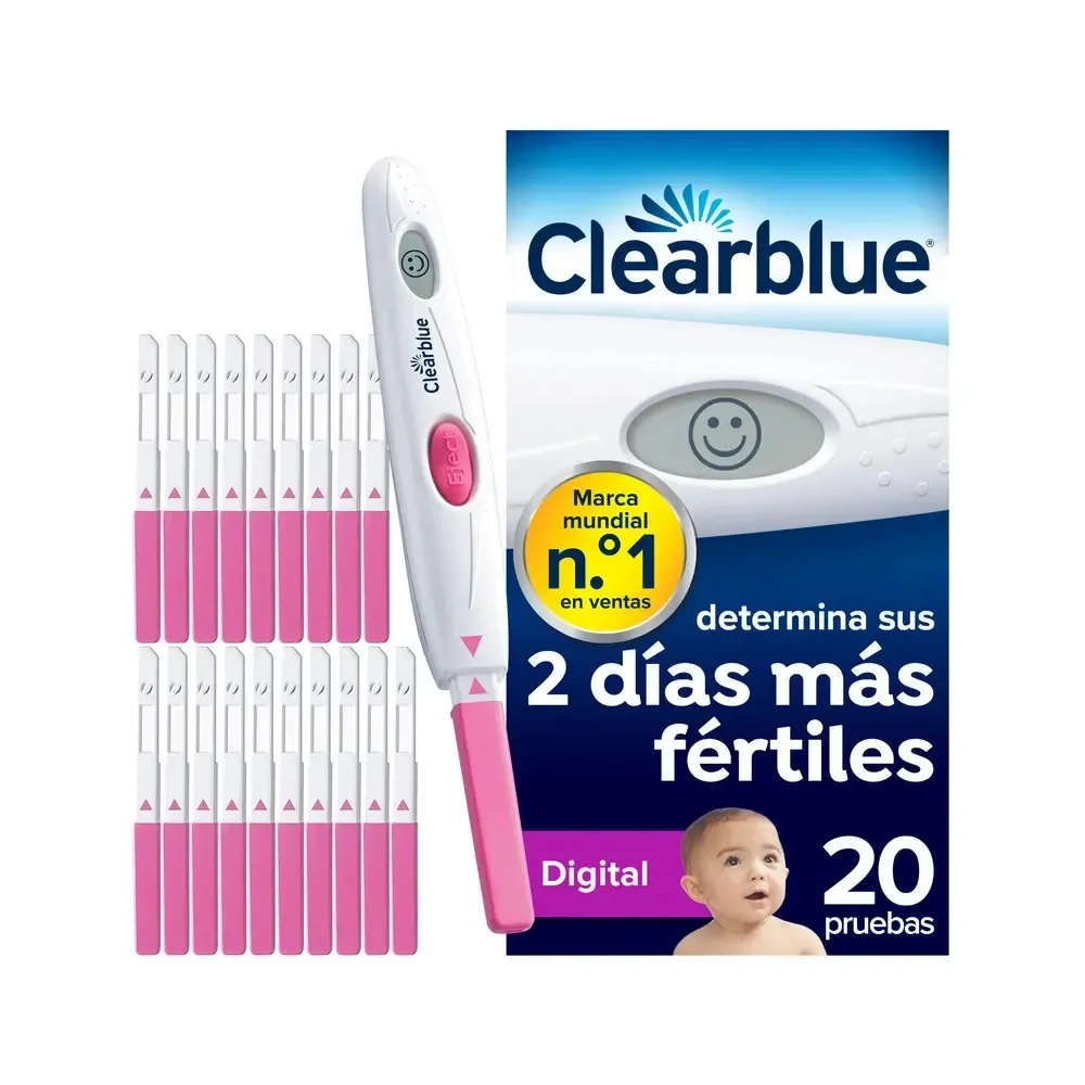 Clearblue Test Ovulación Digital 20 Pruebas nuevo