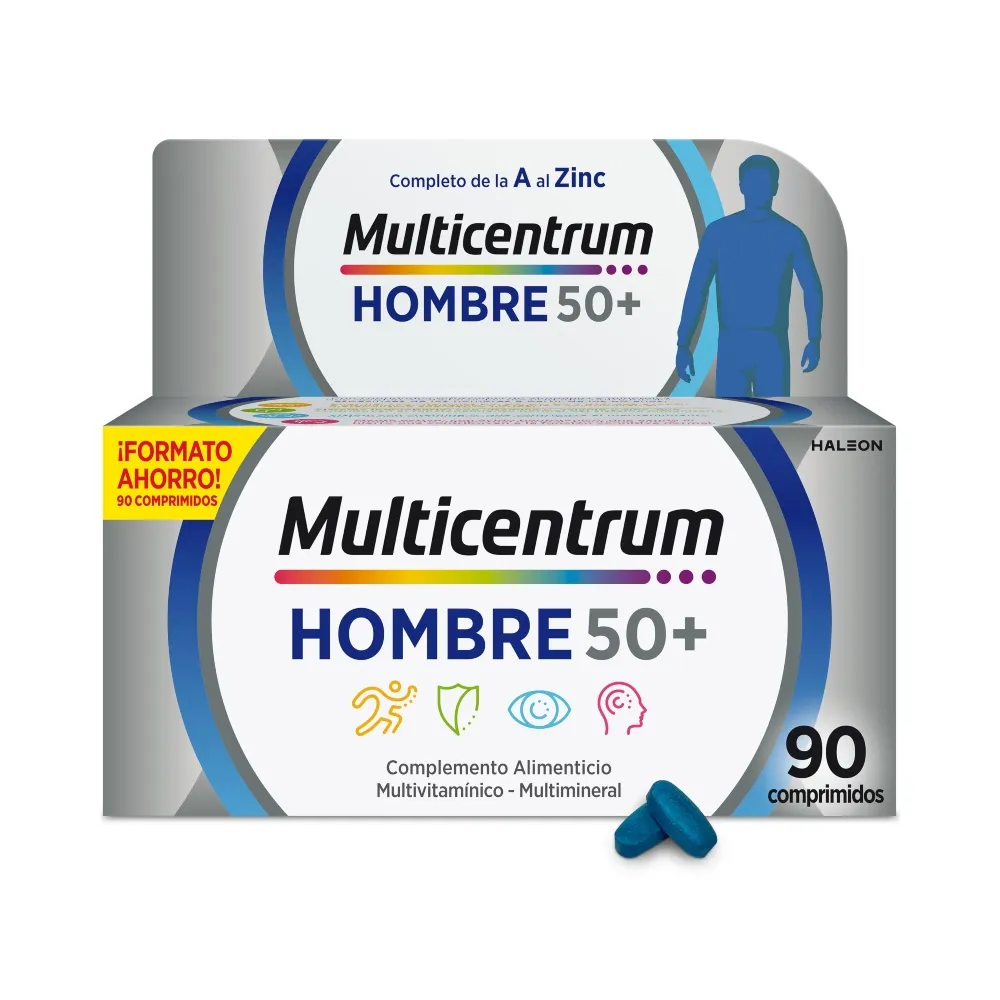 Multicentrum Hombre 50+ 90 Comprimidos