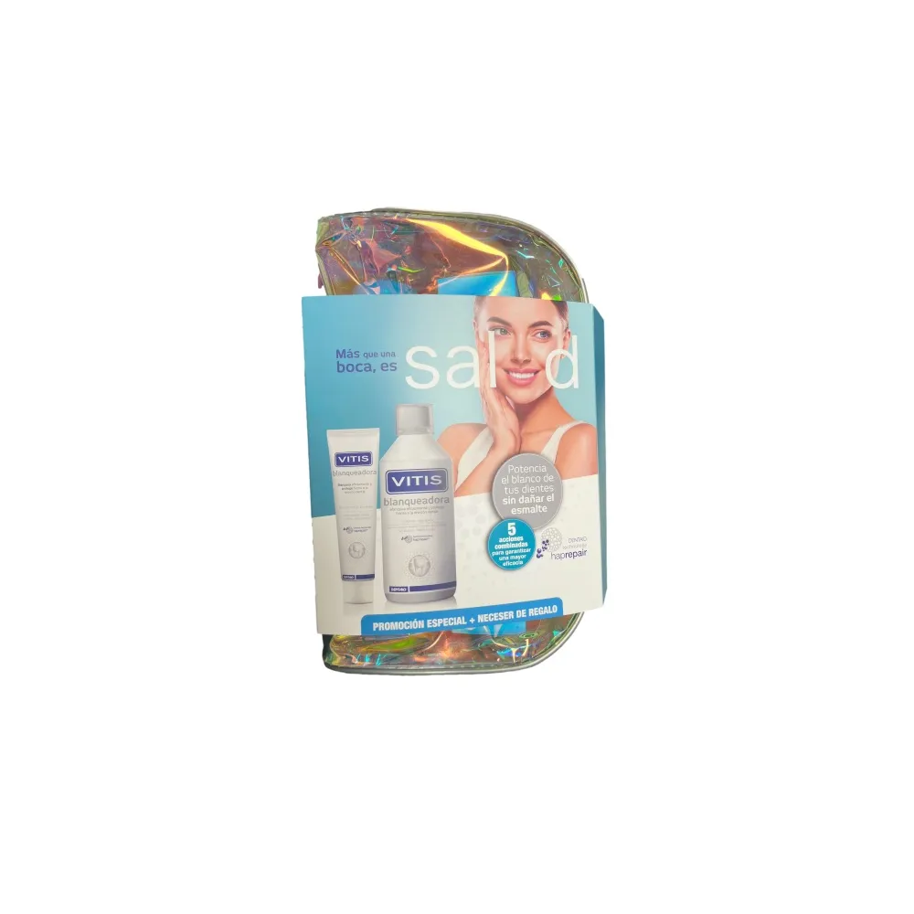 MasParafarmacia: Comprar Vitis Pack Blanqueadora Colutorio 500 Ml + Pasta 100 Ml
