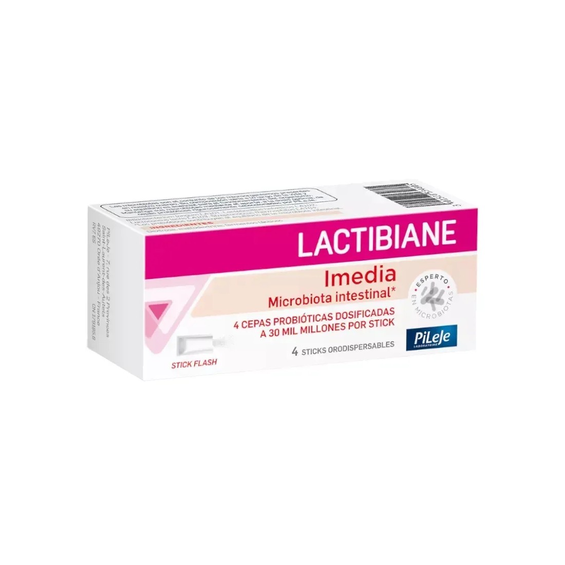 Pileje Lactibiane Imedia Microbiota Intestinal 4 Sticks Orodispensables