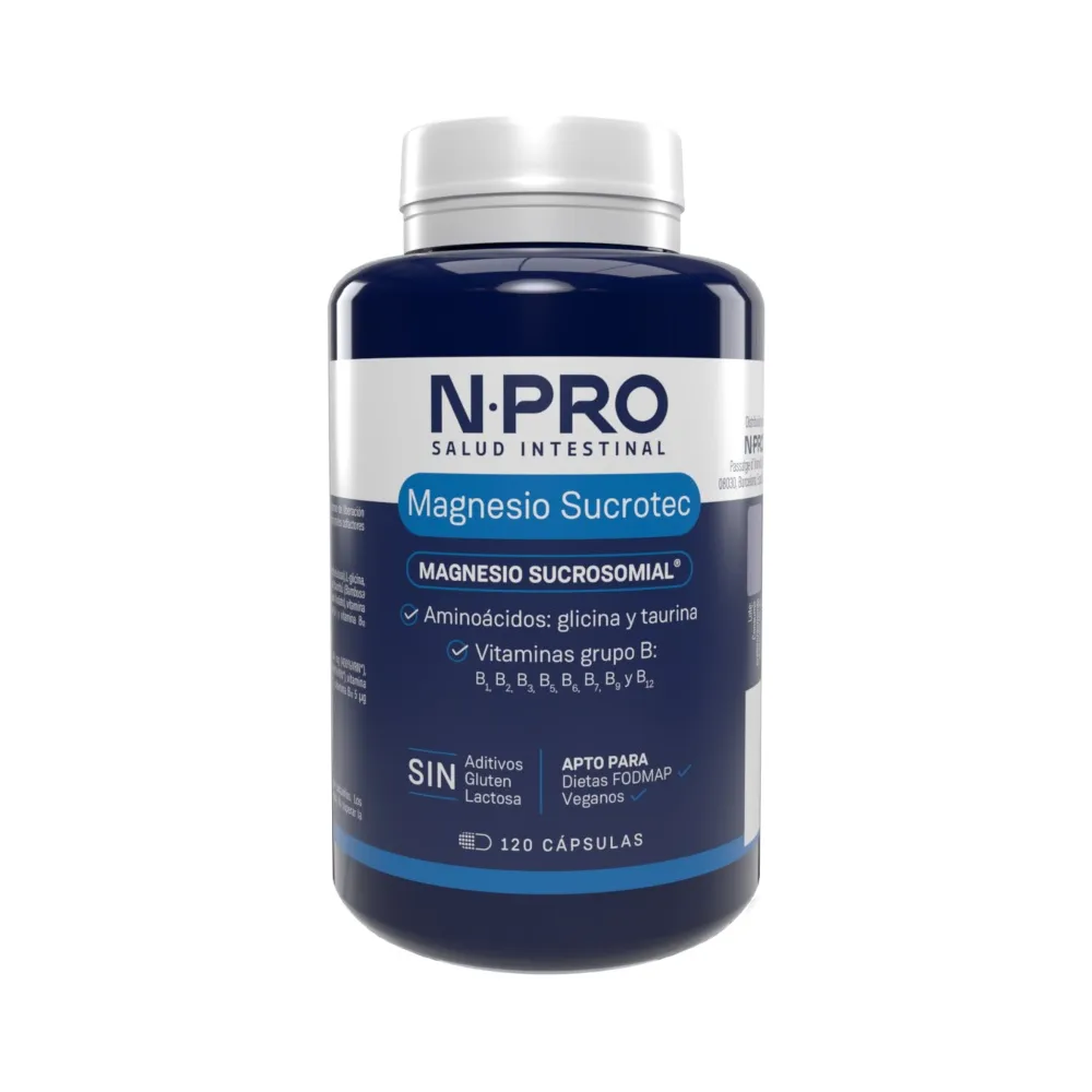 NPRO Magnesio Sucrotec 120 Cápsulas