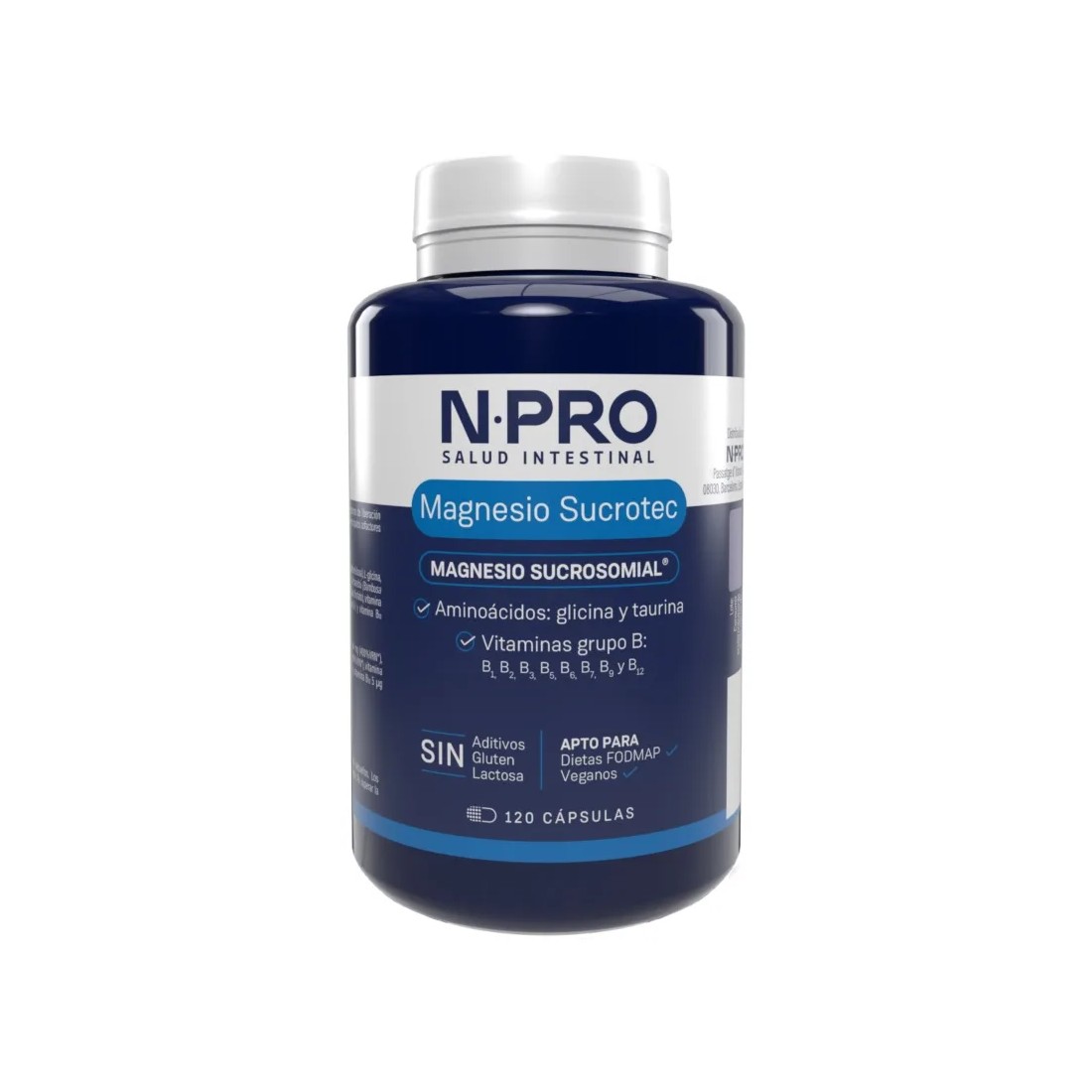 NPRO Magnesio Sucrotec 120 Cápsulas