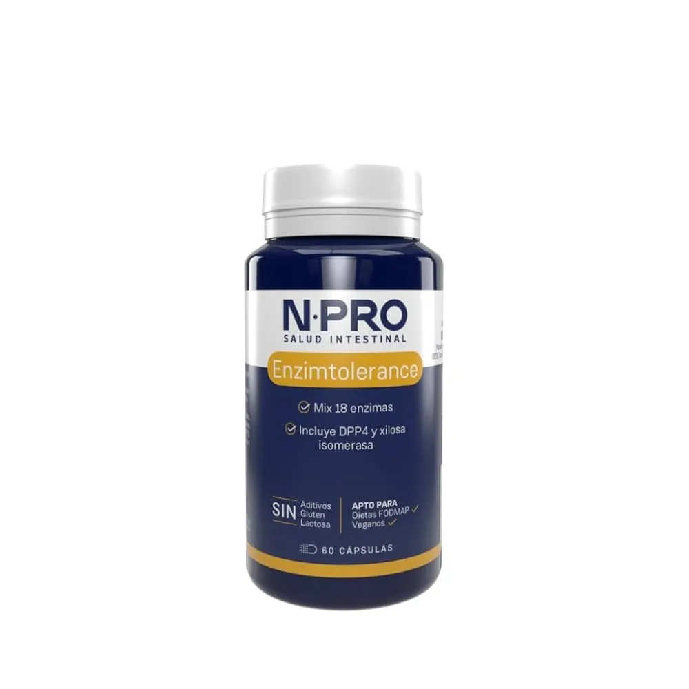 NPRO Enzimtolerance 60 Cápsulas