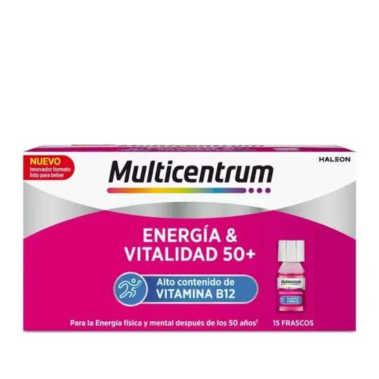 Multicentrum Energía y Vitalidad +50 Años 15 Frascos
