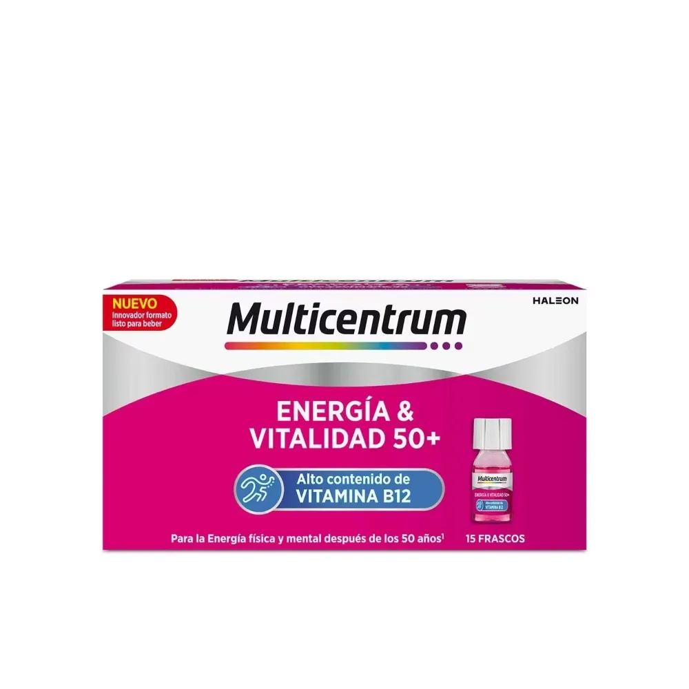 Multicentrum Energía y Vitalidad +50 Años 15 Frascos